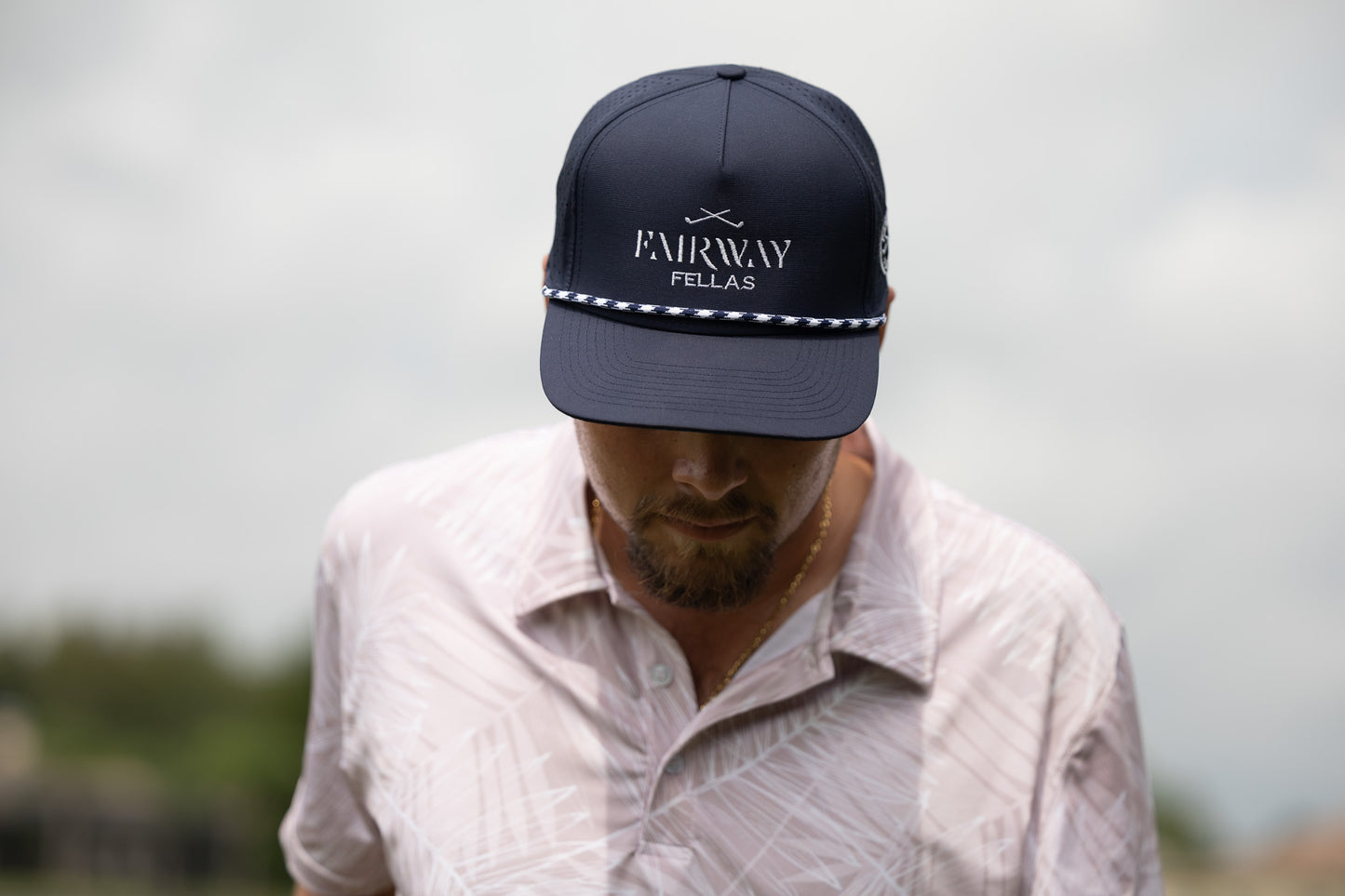 Fairway Fellas Water-Resistant Snapback Hat – Black, White, or Navy