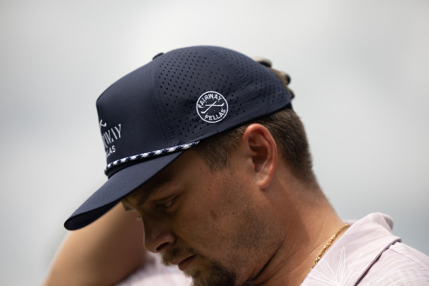 Fairway Fellas Water-Resistant Snapback Hat – Black, White, or Navy